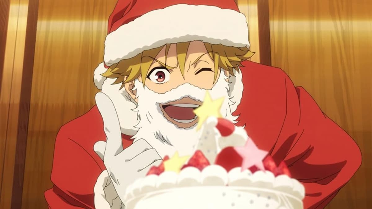 Kazuki Dressed as Santa in Buddy Daddies